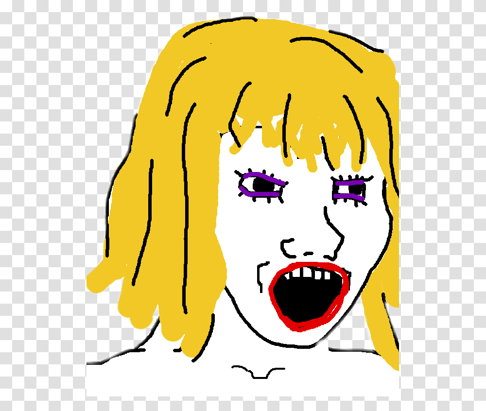 Wojak Girl Soy Soy Wojak Female, Face, Outdoors Transparent Png