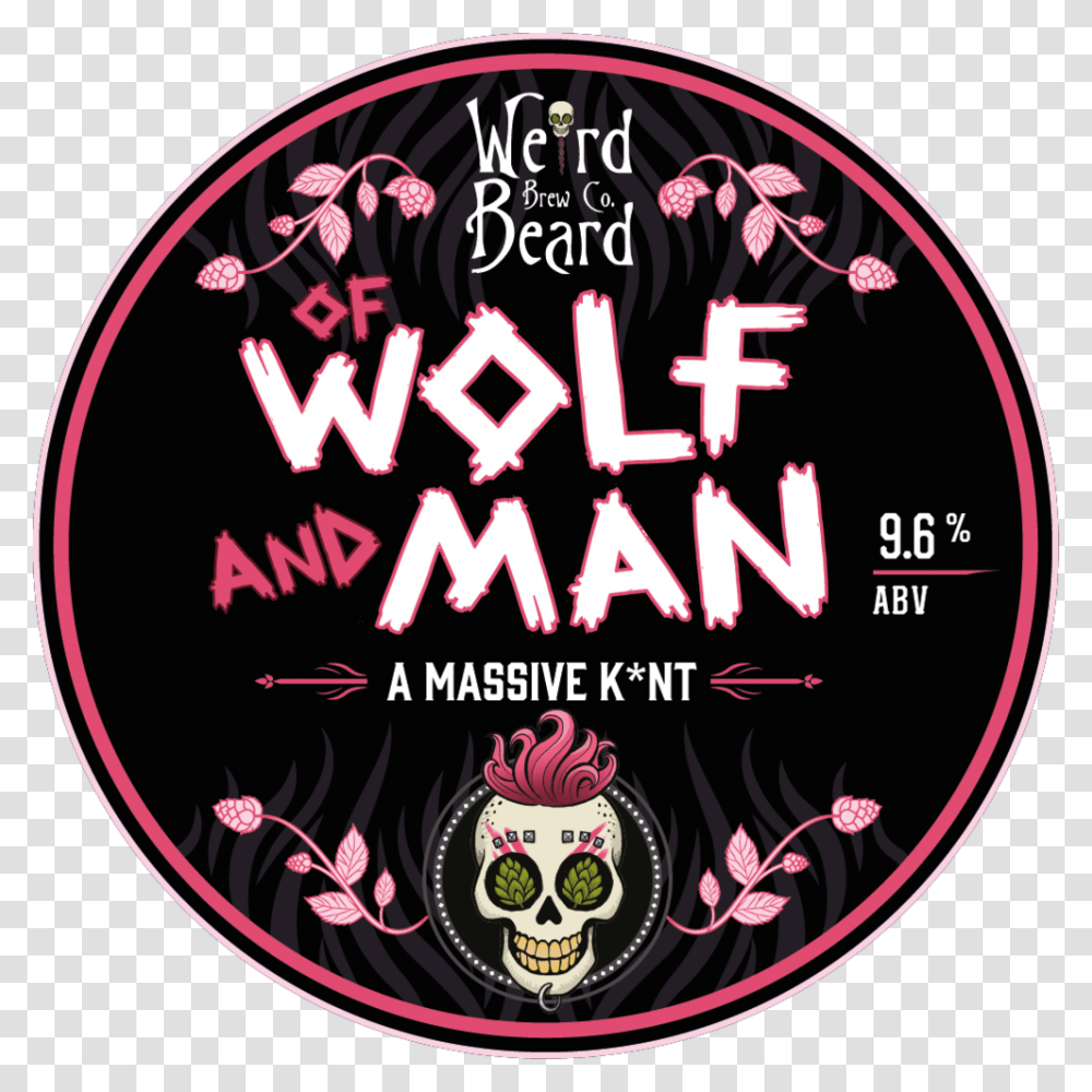 Wolf And Man Keg Preview 01 Weird Beard Brewery, Flyer, Poster, Paper, Advertisement Transparent Png