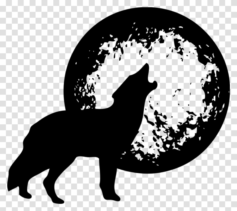 Wolf And Moon Clipart Wolf And Moon Clipart, Gray, World Of Warcraft Transparent Png