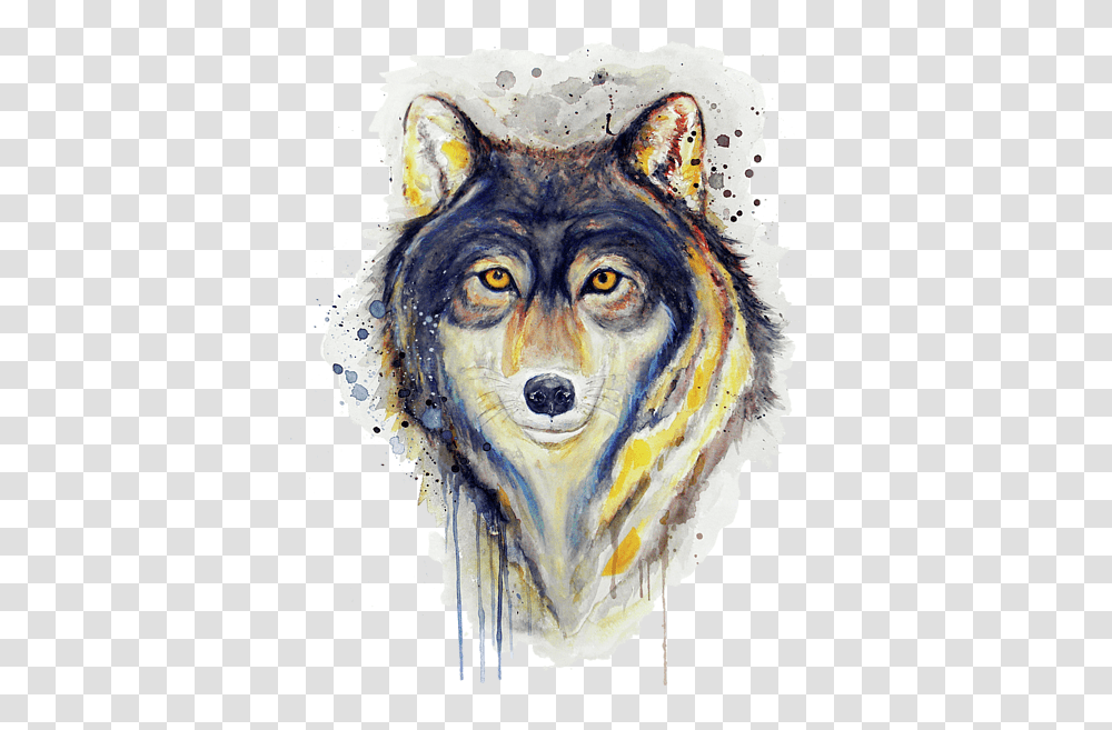 Wolf Art Black And White, Modern Art, Painting, Dog, Pet Transparent Png