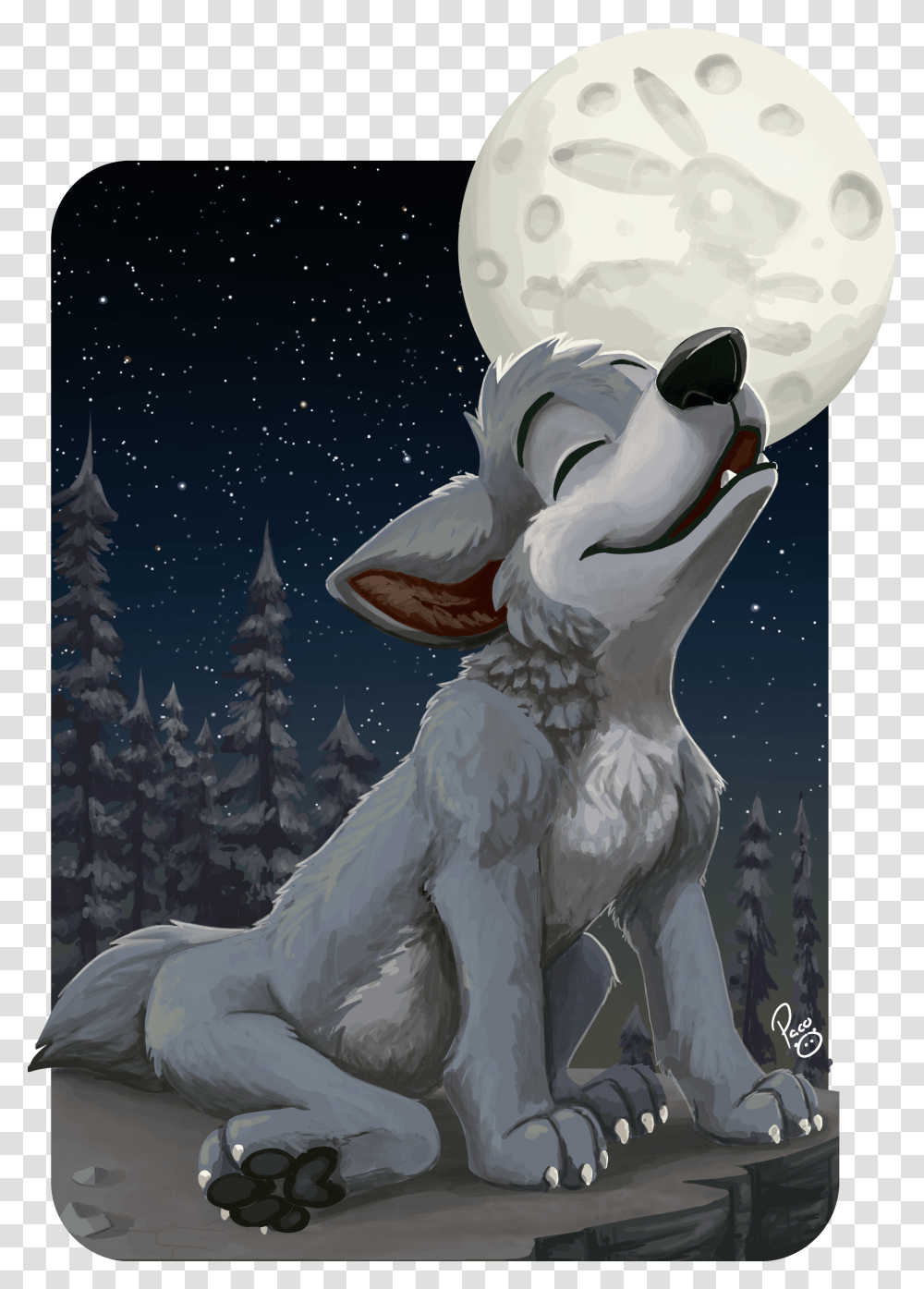 Wolf Awoo Furry Transparent Png