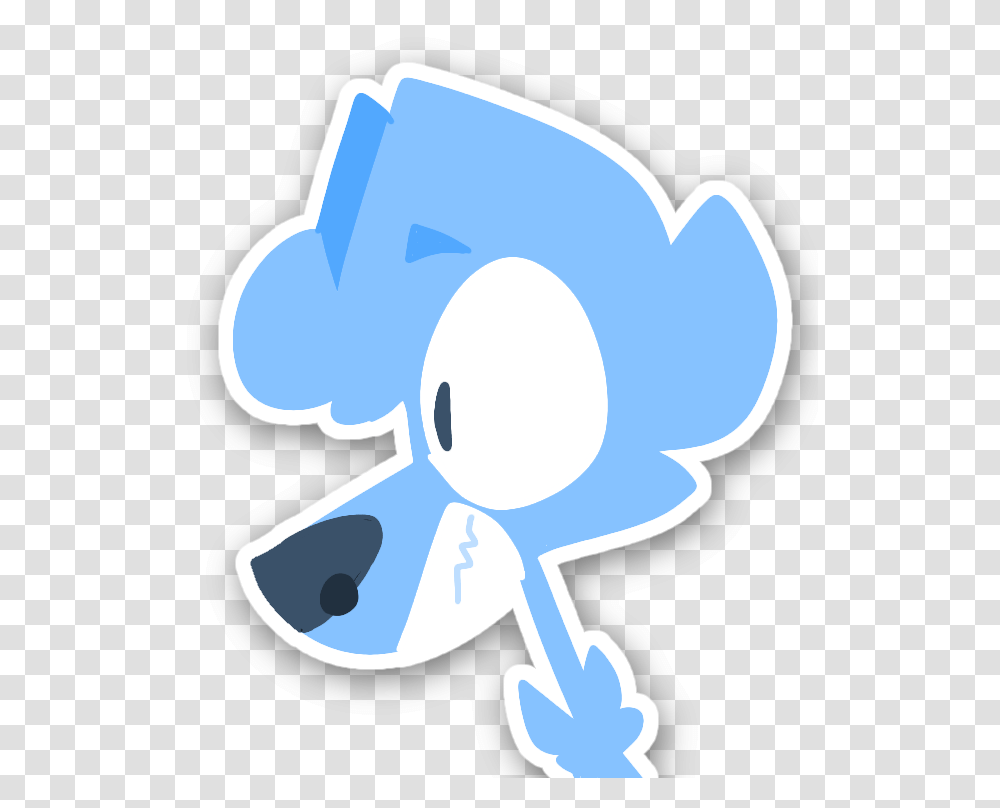 Wolf Blue Sticker Cute Wolfs By Sodaflora Fictional Character Transparent Png