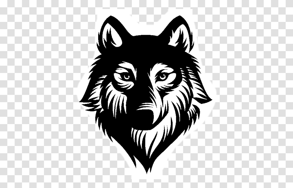 Wolf Cartoon Hd Cool Logo For Youtube Channel, Stencil, Tiger, Wildlife, Mammal Transparent Png
