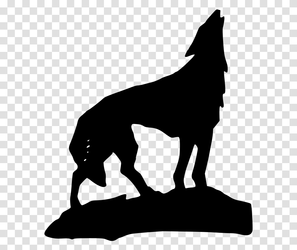 Wolf Clip Art At Howling Wolf Silhouette, Gray, World Of Warcraft Transparent Png