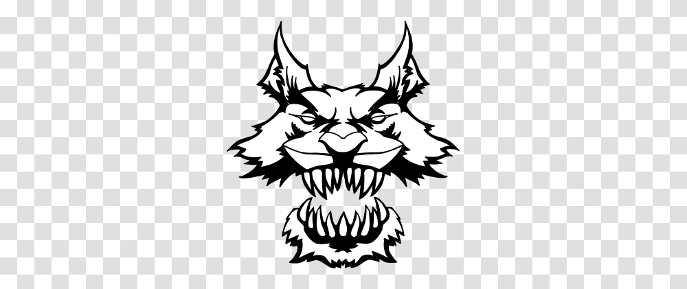 Wolf Clipart Mean, Stencil, Painting, Emblem Transparent Png