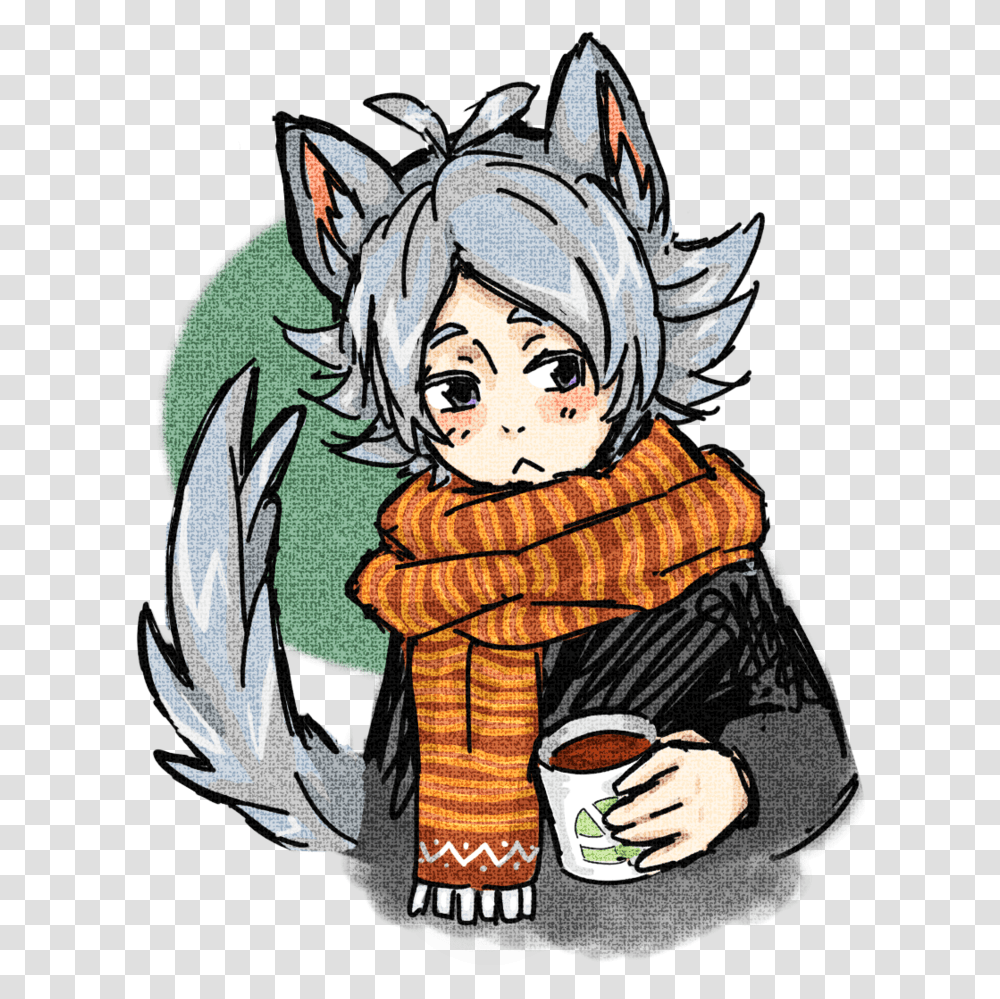 Wolf Ears By Inazumaniac Chibi Wolf Ears, Apparel, Person, Human Transparent Png