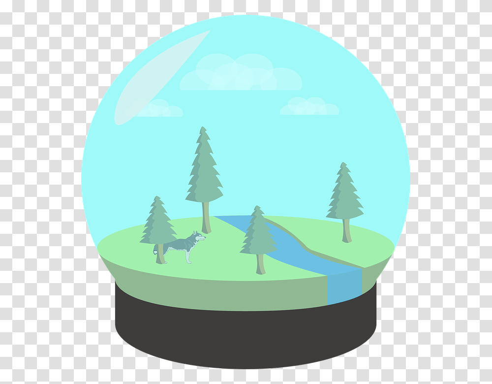 Wolf Ecosystem Glass Ecosystem Ecosystem In A Glass Ecosystem, Nature, Outdoors, Tree, Plant Transparent Png