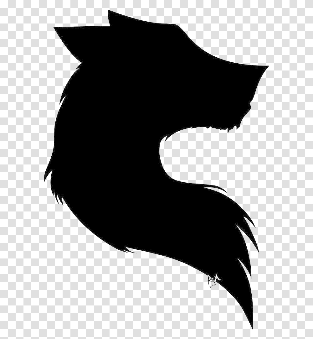 Wolf Eyes Clipart Shadow Of A Wolf, Silhouette, Bow, Footprint, Heel Transparent Png