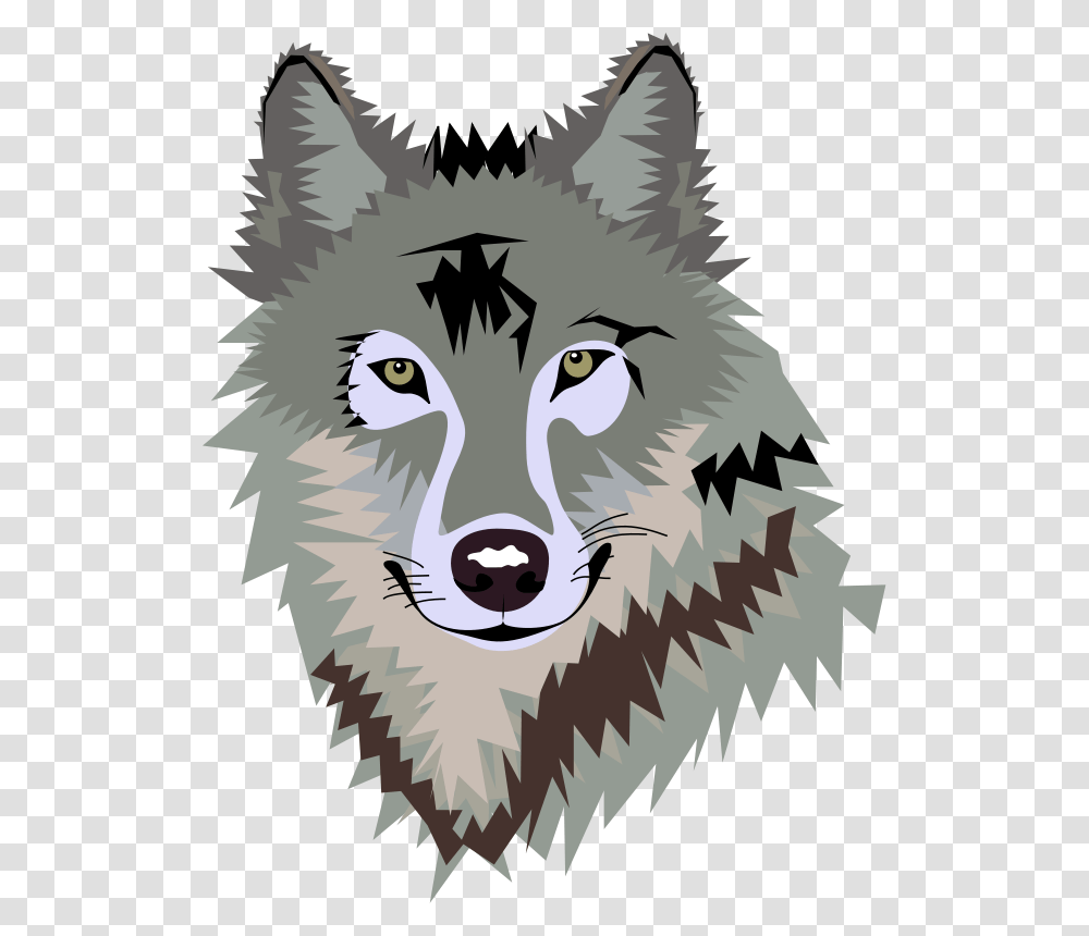 Wolf Face Clipart, Mammal, Animal, Bird, Red Wolf Transparent Png