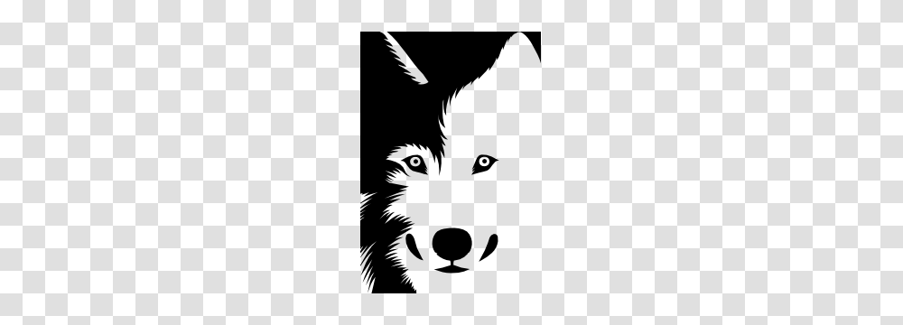 Wolf Face Sticker, Stencil, Poster, Advertisement, Animal Transparent Png