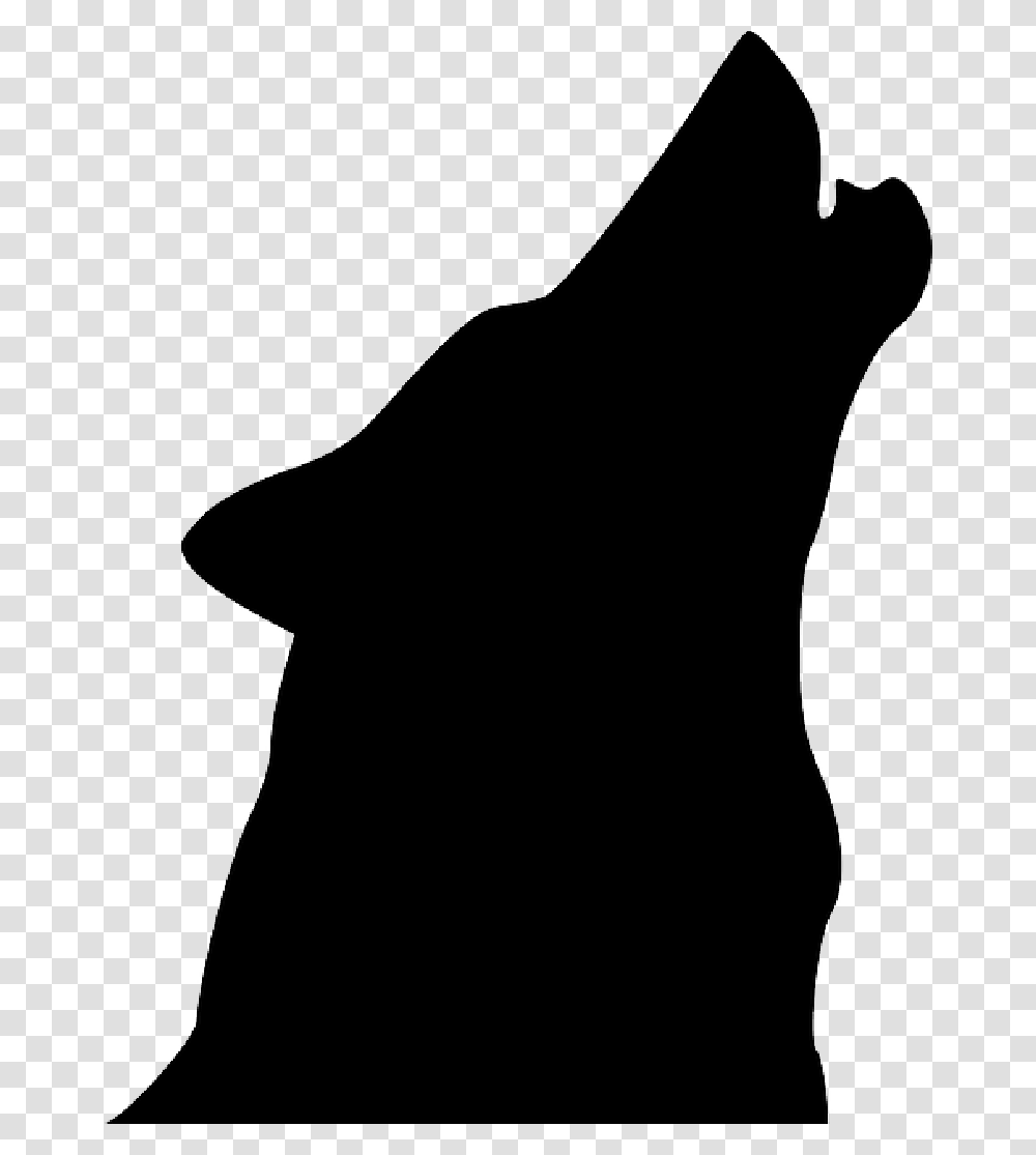 Wolf Fangs Silhouette, Person, Human, Stencil Transparent Png