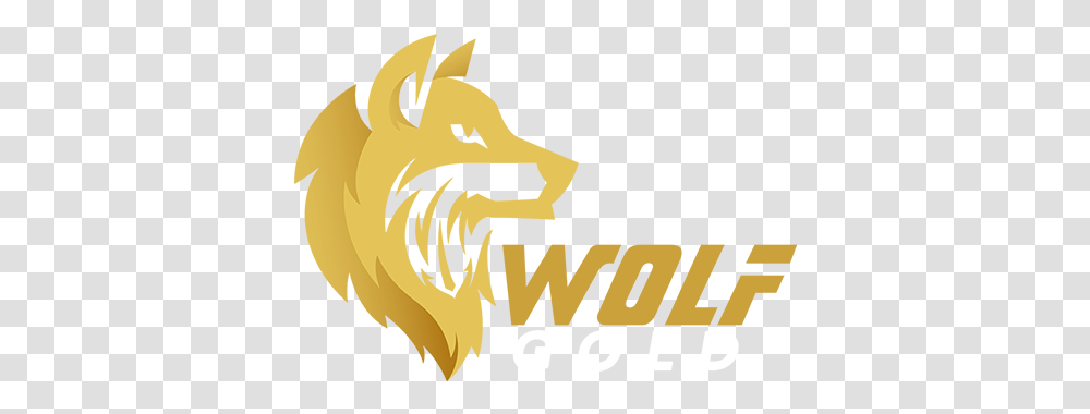 Wolf Gold Golden Wolf Logo, Symbol, Trademark, Text Transparent Png