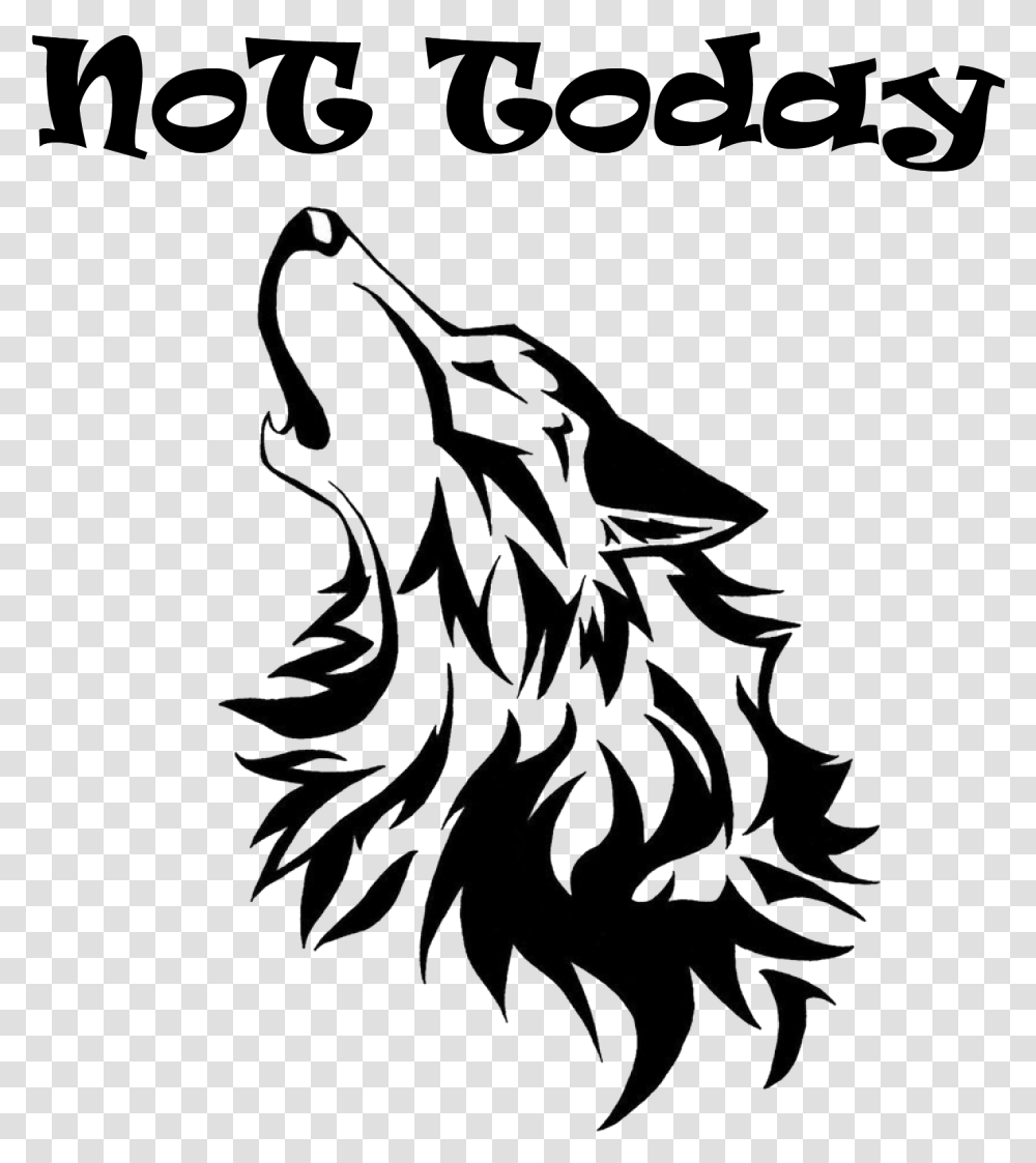 Wolf Head Outline, Silhouette, Outdoors, Nature Transparent Png