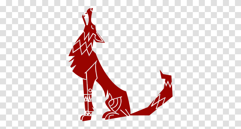 Wolf Howl Predator Ear Pattern Detailed Silhouette Animal Wolf, Hook, Anchor Transparent Png