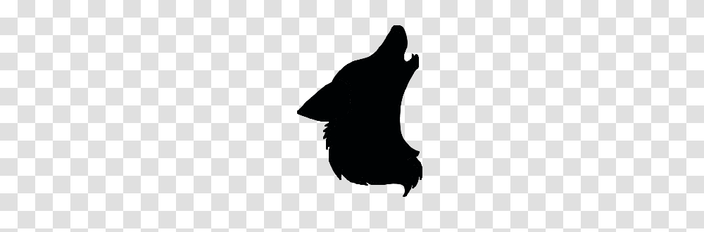 Wolf Howl Silhouette, Moon, Nature, Light, Hand Transparent Png