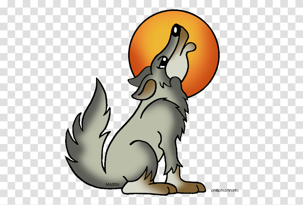 Wolf Howling At The Moon Clipart, Animal, Mammal, Wildlife, Aardvark Transparent Png