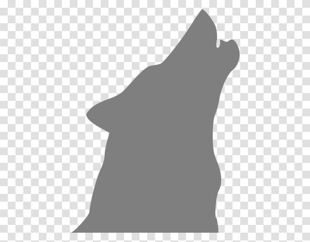 Wolf Howling Dog Canine Gray Pochoir Tete De Loup, Silhouette, Stencil, Leisure Activities Transparent Png