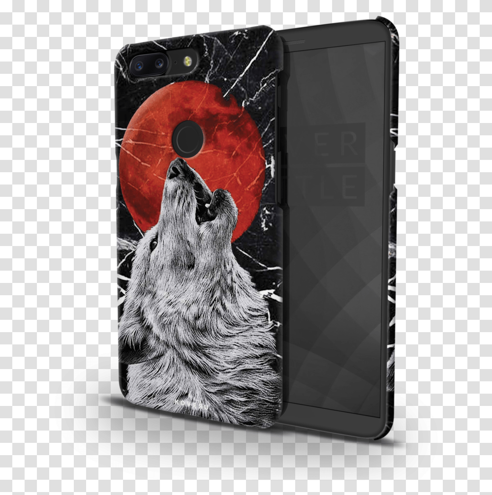 Wolf Howling Marble Cover Case For Oneplus 5t White Wolf Howling, Electronics, Phone, Mobile Phone, Cell Phone Transparent Png