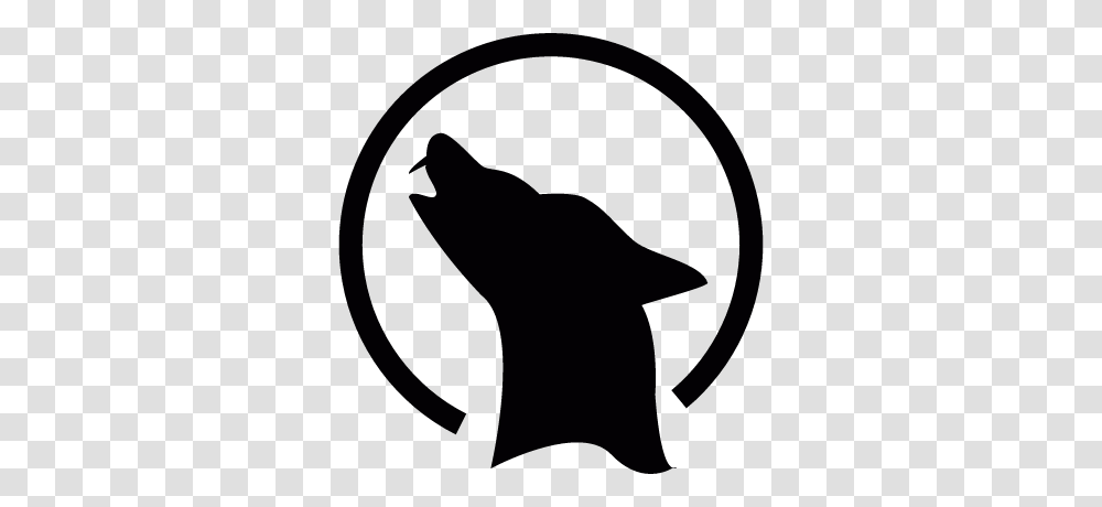 Wolf Howling, Silhouette, Photography, Hand Transparent Png