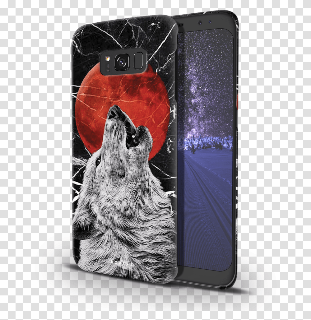 Wolf Howling White Wolf Howling Red Moon, Phone, Electronics, Mobile Phone, Dog Transparent Png