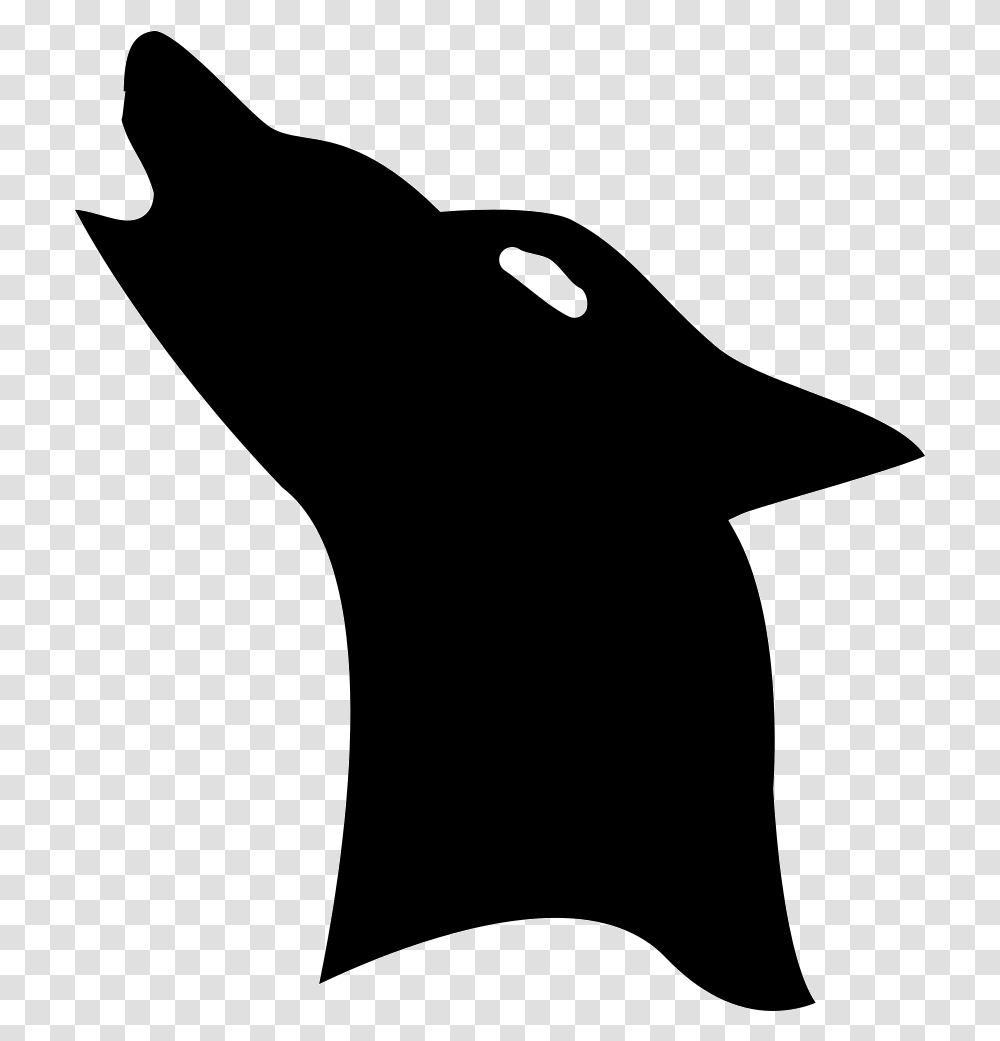 Wolf Howling Wolf Howling Icon, Silhouette, T-Shirt, Apparel Transparent Png