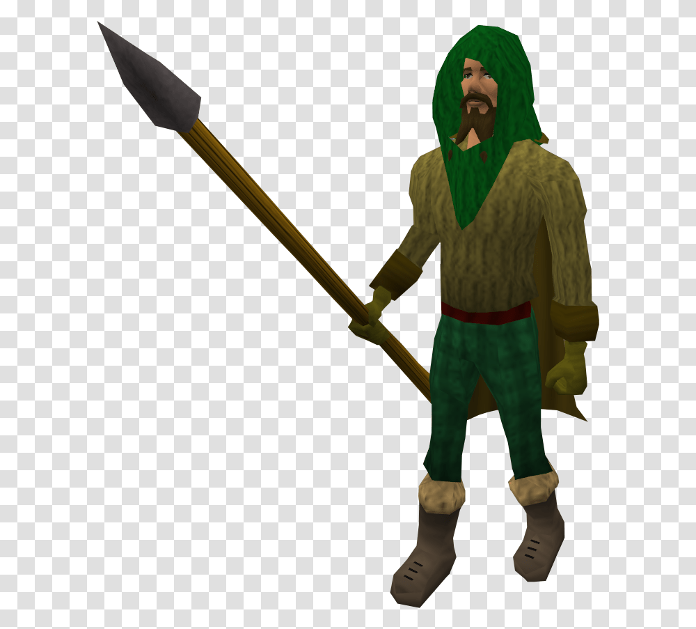 Wolf Hunter, Person, Human, Spear, Weapon Transparent Png