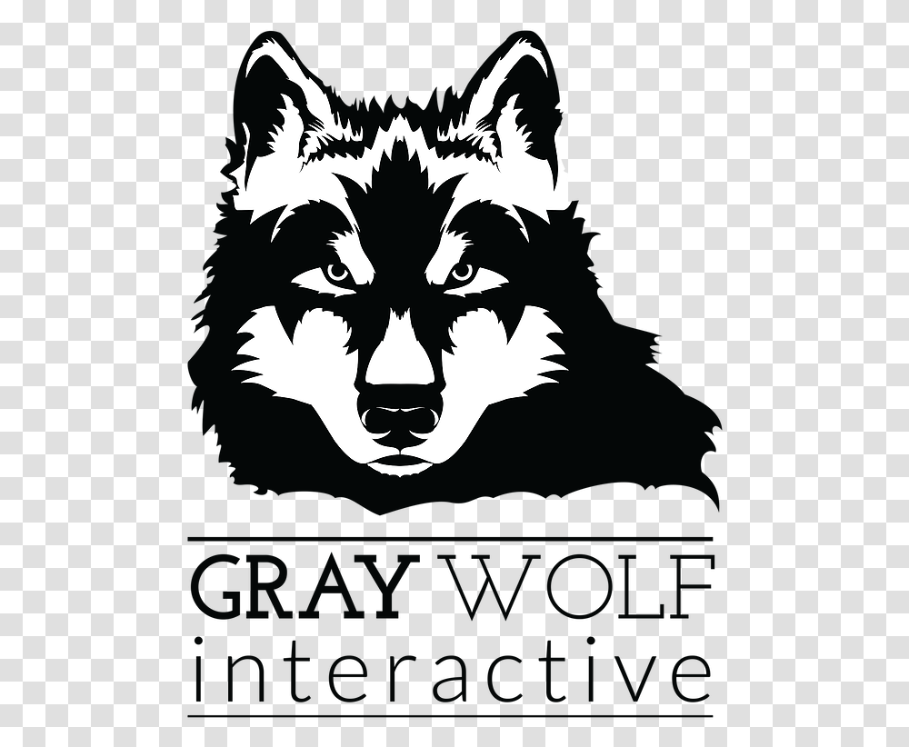 Wolf Icon Black And White Wolf Lone, Poster, Advertisement, Stencil, Person Transparent Png