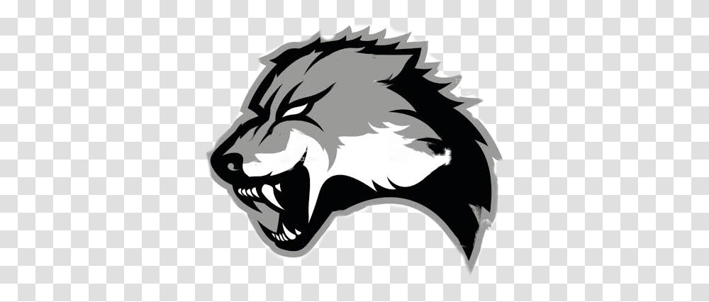 Wolf Logo Sticker Animal Team Logo On White Background, Mammal, Wildlife, Art, Hog Transparent Png