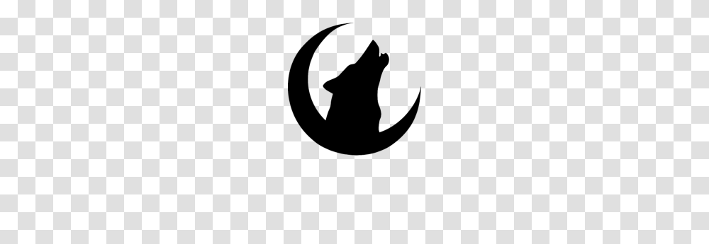 Wolf Moon Silhouette, Gray, World Of Warcraft Transparent Png