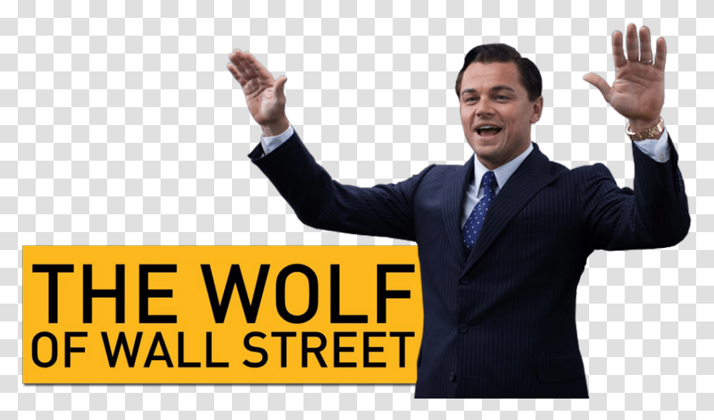 Wolf Of Wall Street Wolf Of Wall Street Fan Art, Tie, Person, Audience, Crowd Transparent Png