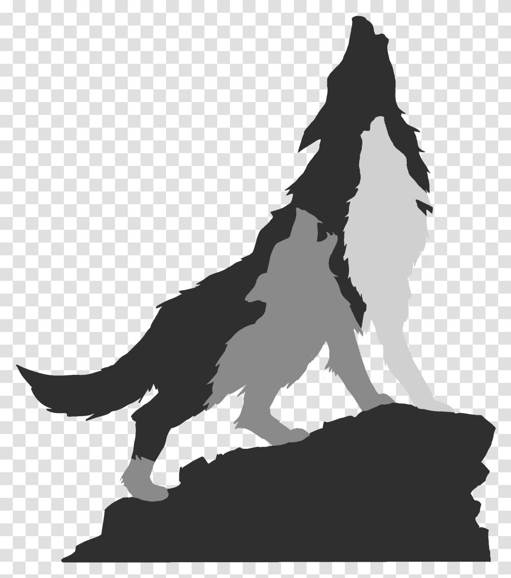 Wolf Pack Clipart Background Wolf Silhouette, Animal, Wildlife, Mammal, Panther Transparent Png