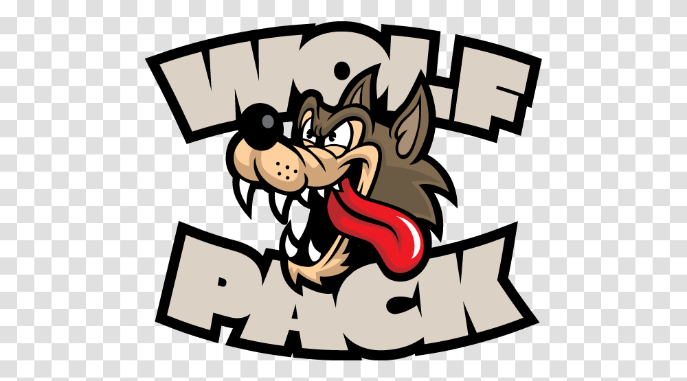 Wolf Pack Image With Background Wolf Cartoon, Poster, Advertisement, Dragon, Text Transparent Png