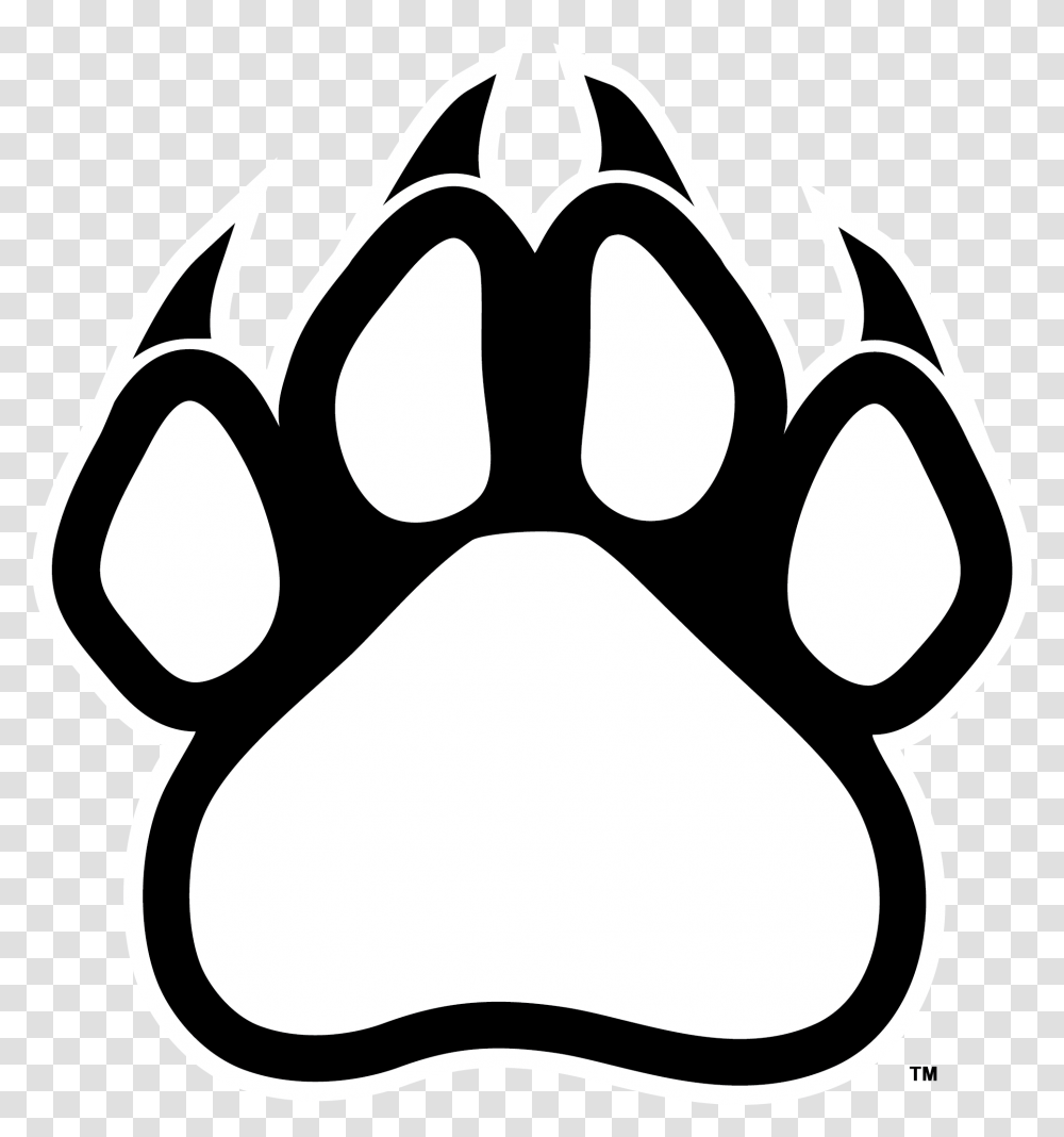Wolf Paw Logos Clipart Best Panther Paw Print Outline, Stencil, Symbol, Hand, Hook Transparent Png