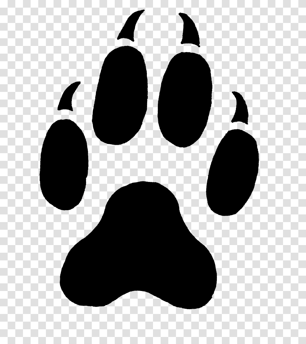 Wolf Paw Print Wolf Paw Print, Hand, Weapon Transparent Png