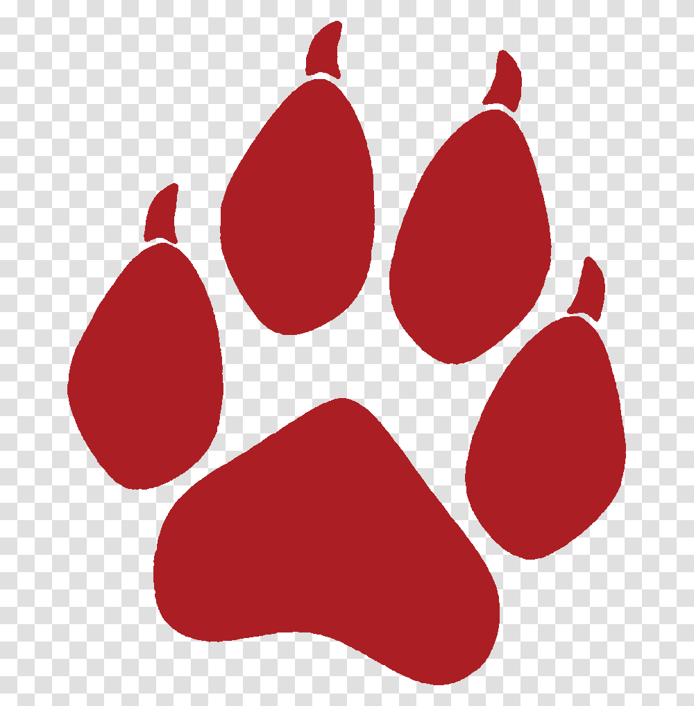 Wolf Paw Prints Clip Art Wolf Paw Print Silhouette, Footprint Transparent Png