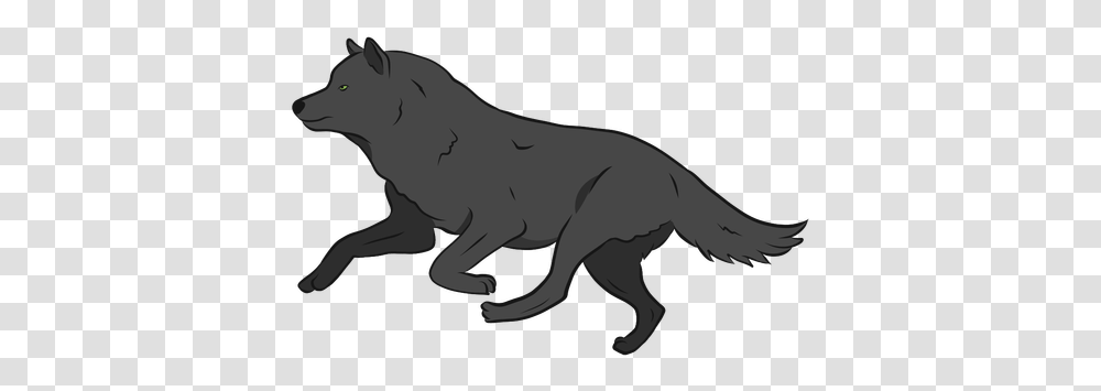 Wolf Predator Leg Tail Illustration Wolf, Animal, Wildlife, Mammal, Panther Transparent Png