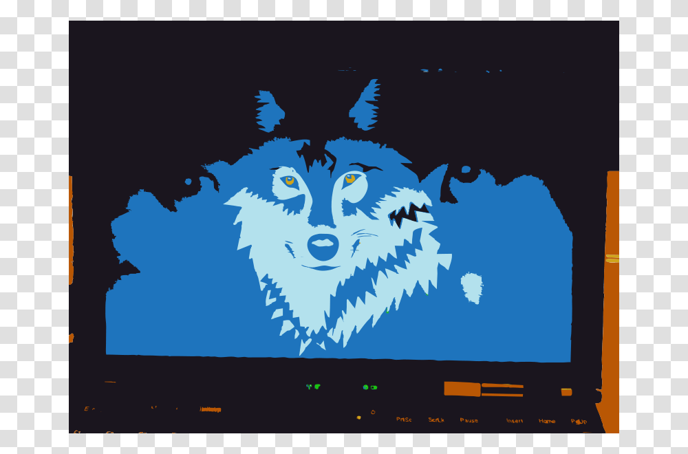 Wolf Remix From Camera To Vector, Technology, Monitor, Screen, Electronics Transparent Png