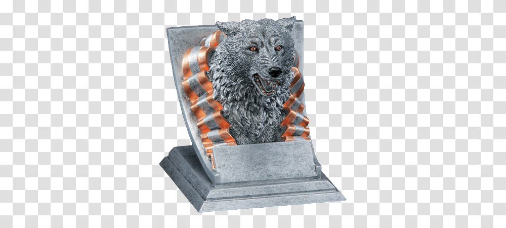 Wolf Resin Trophy Mascot Series P - North Star Awards & Trophies Trophy, Mammal, Animal, Dog, Canine Transparent Png