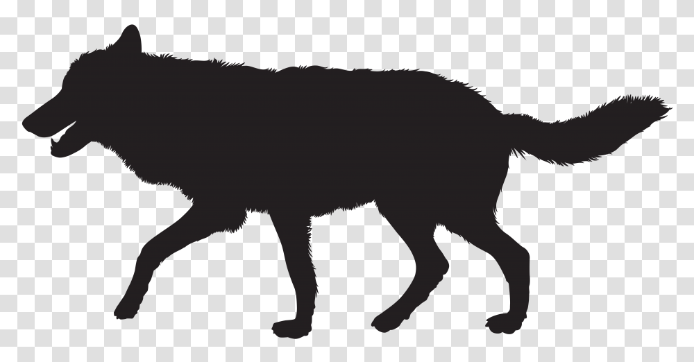 Wolf Silhouette Clip Art, Gray, World Of Warcraft Transparent Png