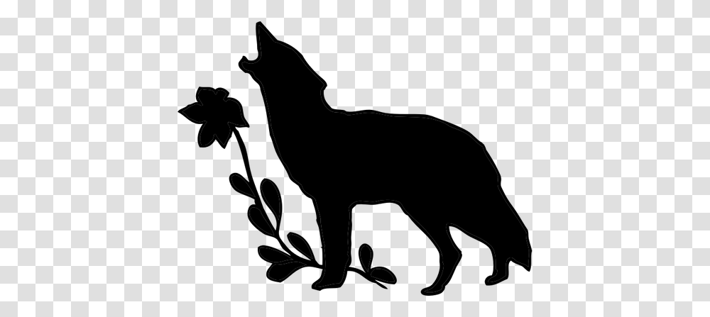 Wolf Silhouette Vector Graphics, Gray, World Of Warcraft Transparent Png