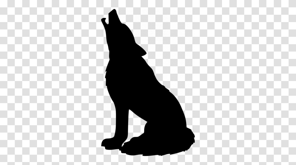 Wolf Silhouette Vector Image, Gray, World Of Warcraft Transparent Png
