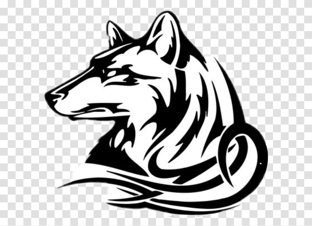 Wolf, Stencil, Mammal, Animal Transparent Png