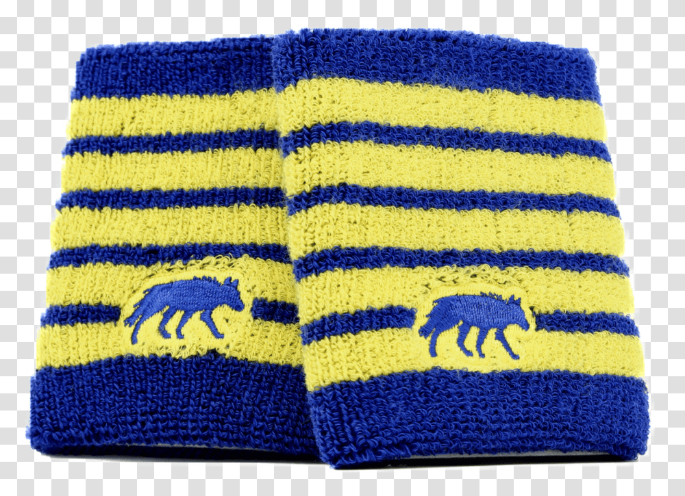 Wolf Striped Wristband Blueyellow 2 Pack Wool, Rug, Blanket, Towel, Bath Towel Transparent Png