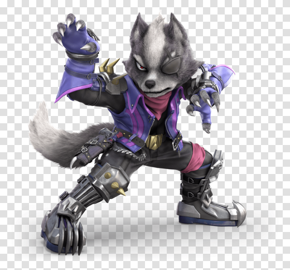 Wolf Super Smash Bros Ultimate, Toy, Figurine, Person, Human Transparent Png
