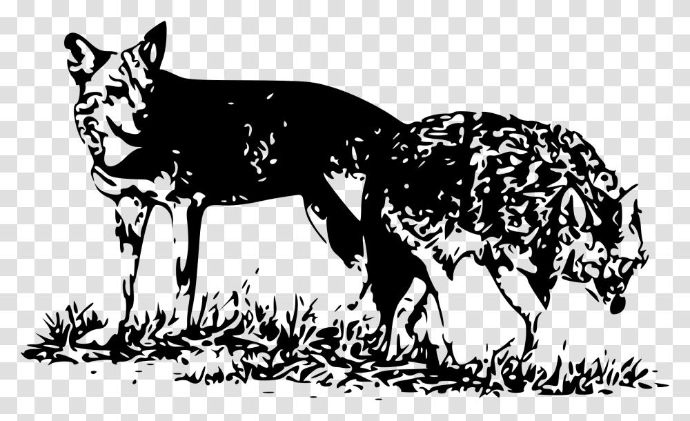 Wolf Svg Two, Gray, World Of Warcraft Transparent Png