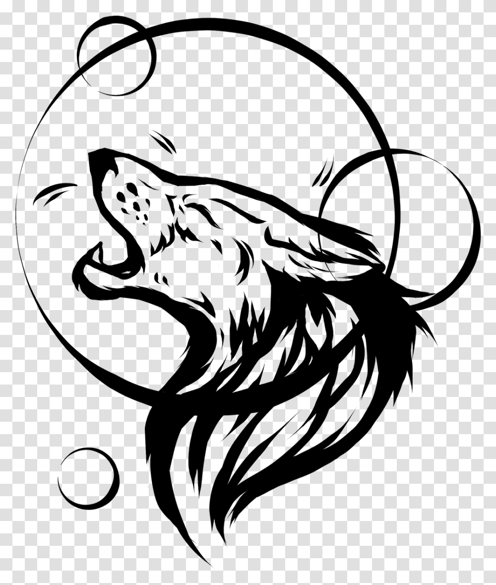 Wolf Tattoo Design, Gray, World Of Warcraft Transparent Png