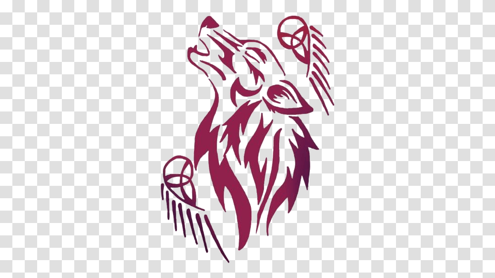 Wolf Tattoo Images Wolf Tattoo, Floral Design, Pattern Transparent Png