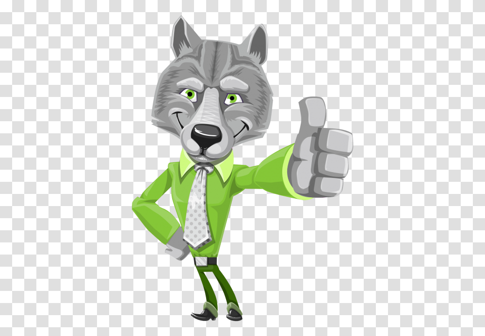 Wolf Vector Image Cartoon Wolf Thumb, Toy, Tie, Accessories, Accessory Transparent Png