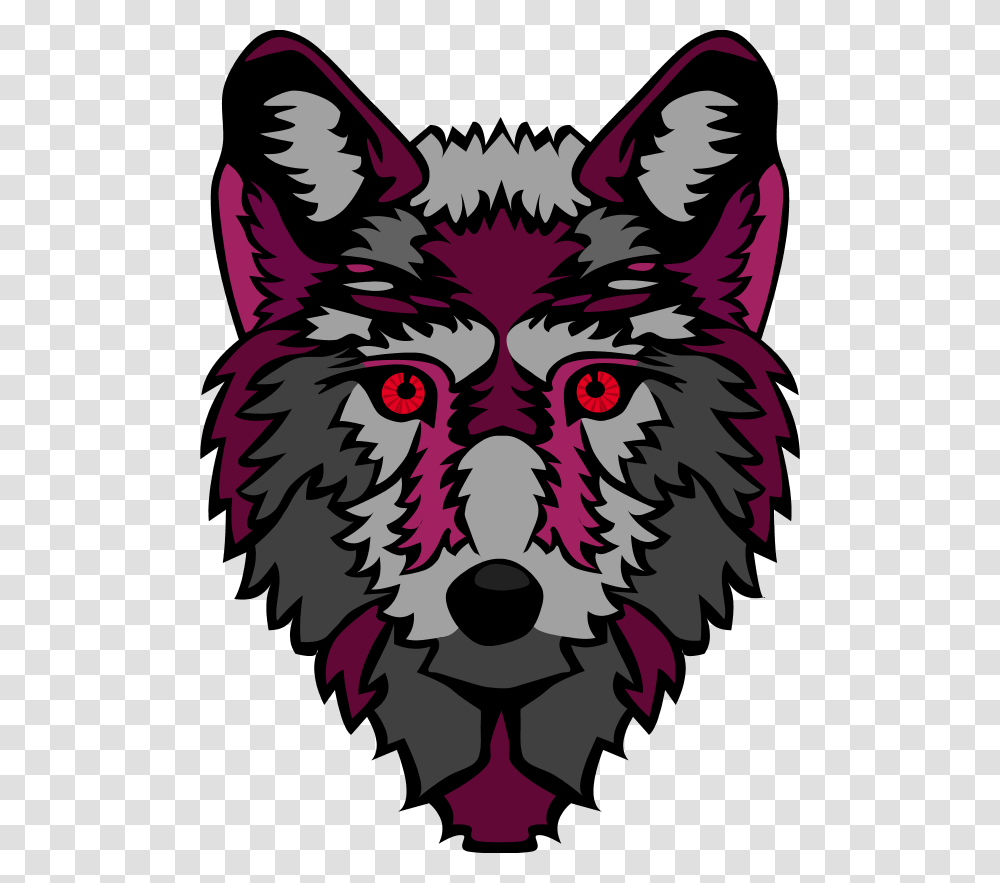 Wolf Vector Purple Wolf, Person, Crowd Transparent Png