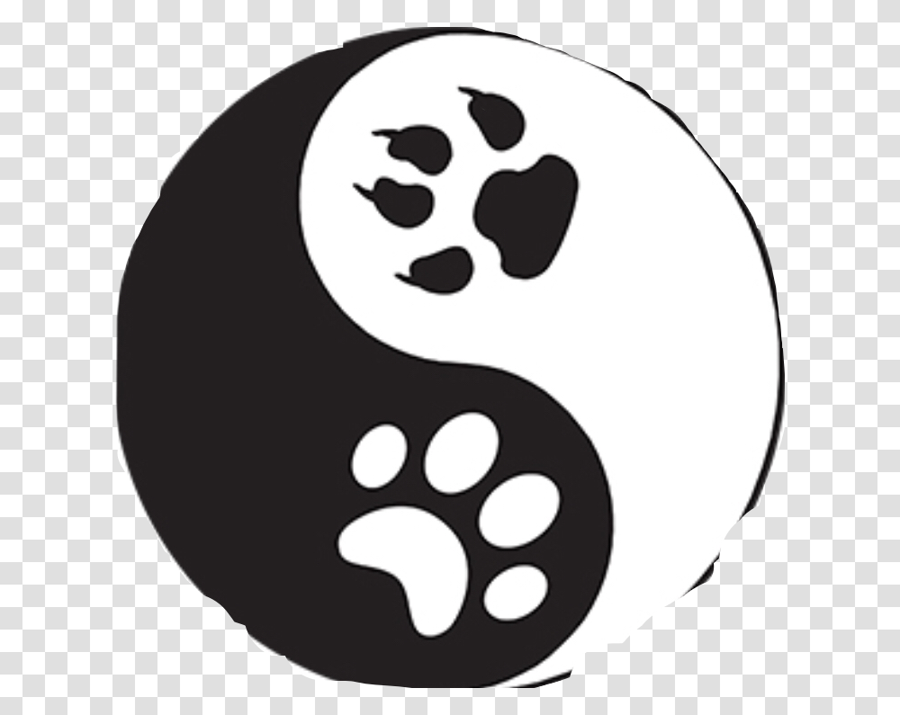 Wolf Yin And Yang, Stencil, Soccer Ball, Football, Team Sport Transparent Png